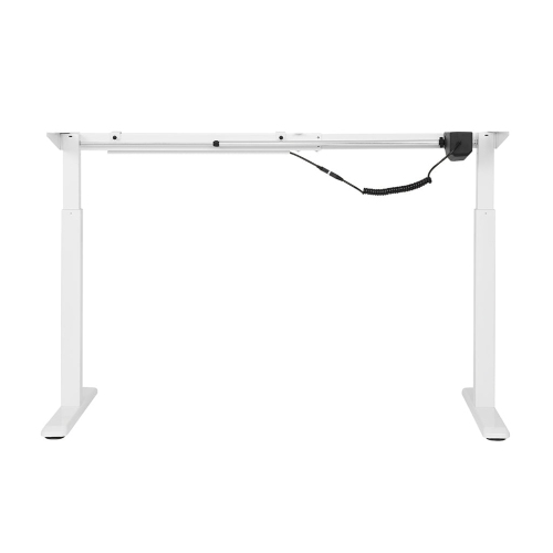 Desky Single Sit-Stand Desk Frame – Space Grey, 28.7"–48.4" Lift, 176 lb Capacity, Single Motor