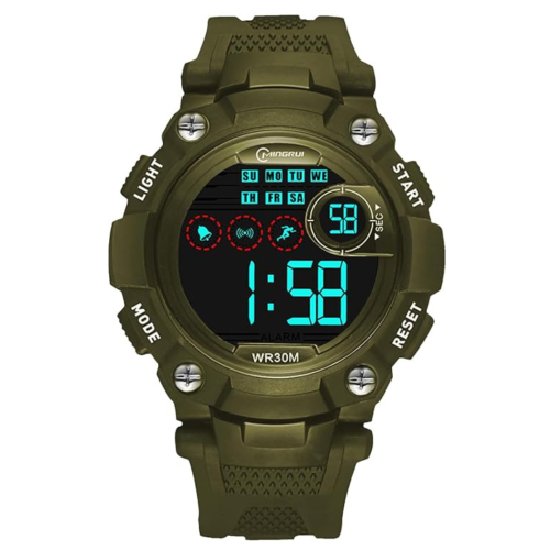 Kids Watch Boys Girls Durable Resin Band Sport Outdoor Digital Watch for Kids Teens Multifunction Chronograph Alarm Clock Waterproof Watches