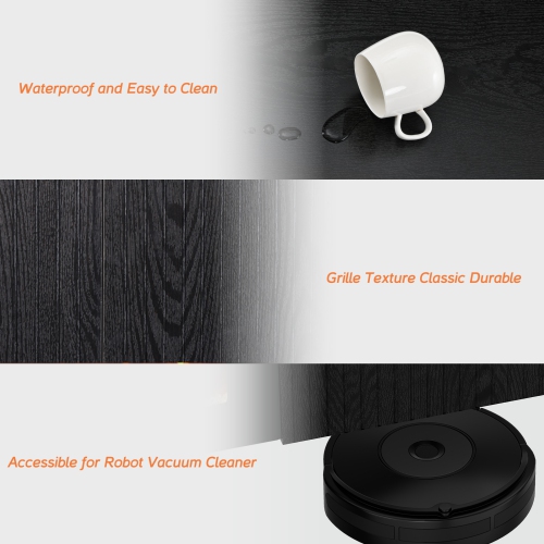 WMAPAT 70" Floating TV Stand for TVs up to 80", Modern Media Entertainment Center Console with Storage Cabinets&Doors, 2-Tier Wall Mounted TV Shelf