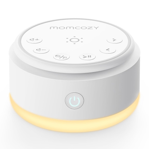 Momcozy Sound Machine with 20 Soothing Sounds Night Light | Sound Machine for Travel, Office Privacy, Sleep Therapy | For Adults & Baby |