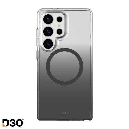 AXS Crystal Shield D3O® MagSafe Compatible Case made with recycled materials for Samsung Galaxy S25 Ultra | Smoke Gradient