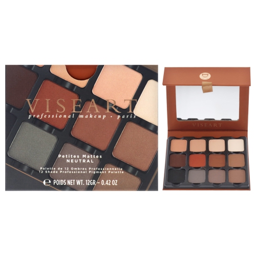 VISEART PARIS  Petites Mattes Eyeshadow Palette - Neutral By for Women - 0.42 OZ Eye Shadow