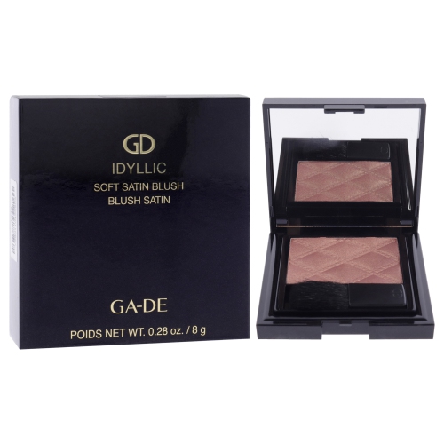 Idyllic Soft Satin Blush Powder - 40 Frosted Petal by GA-DE for Women - 0.28 oz Blush