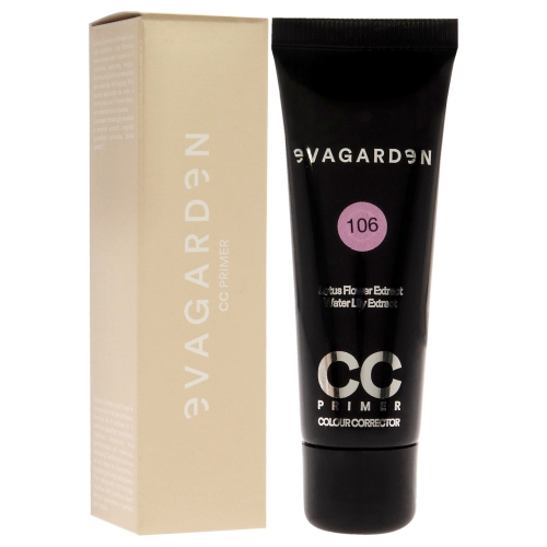 CC Primer - 106 Lillac by Evagarden for Women - 1.01 oz Primer