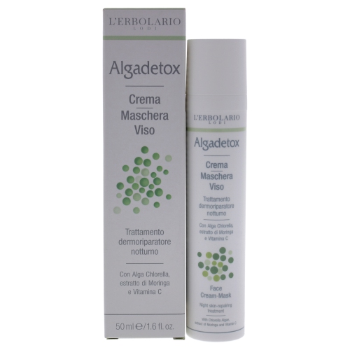 LERBOLARIO  Algadetox Face Night Cream Mask By for Unisex - 1.6 OZ Cream