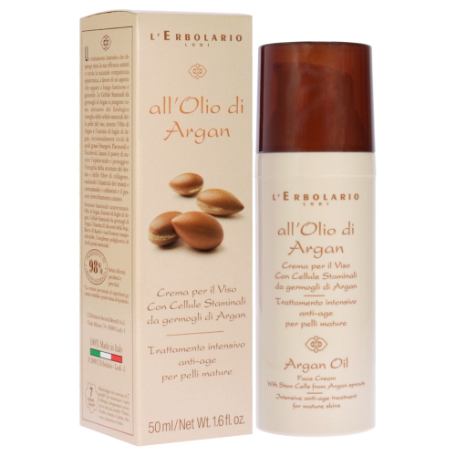 Traitement anti-âge intensif à l'huile - Argan par LErbolario pour Femmes - 1,6 oz Crème