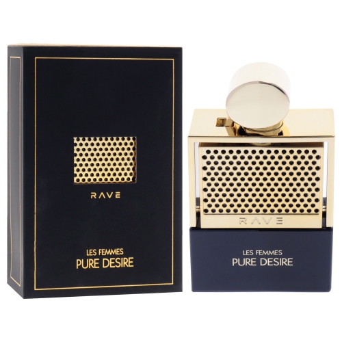 Rave Pure Desire Gold by Lattafa for Women - 3.4 oz EDP Spray