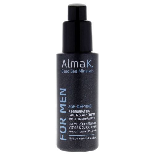 Age Defying Regenerating Face and Scalp Cream With SPF 30 by Alma K for Men - 2 oz Cream