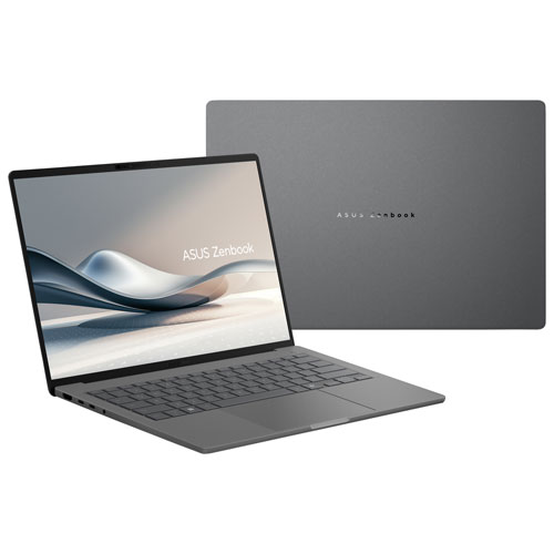 Portable Zenbook A14 14 po Copilot+ d'ASUS - Gris Islande