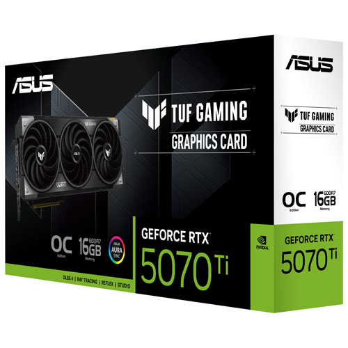 ASUS TUF Gaming GeForce RTX 5070 Ti OC 16GB GDDR7 Video Card