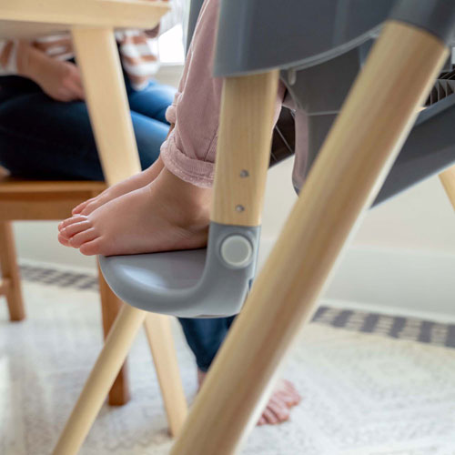 Ingenuity Proper Positioner Deluxe 7-in-1 High Chair with Tray - Chambray