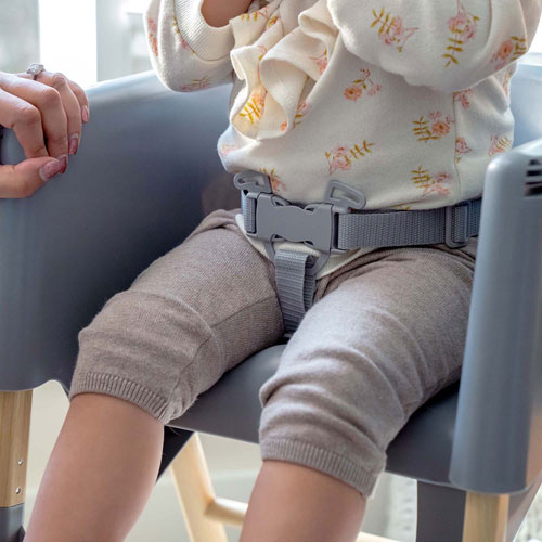 Ingenuity Proper Positioner Deluxe 7-in-1 High Chair with Tray - Chambray
