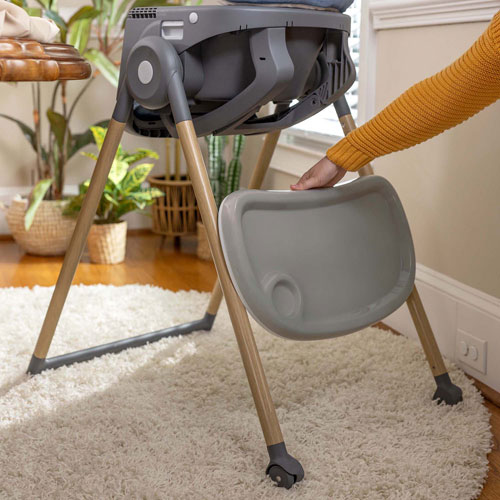 Ingenuity Proper Positioner Deluxe 7-in-1 High Chair with Tray - Chambray