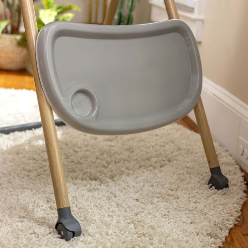 Ingenuity Proper Positioner Deluxe 7-in-1 High Chair with Tray - Chambray
