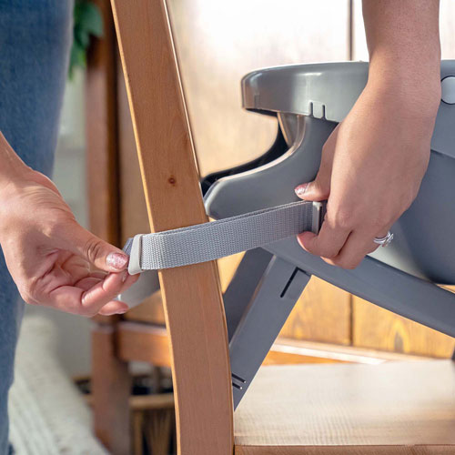 Ingenuity Proper Positioner Deluxe 7-in-1 High Chair with Tray - Chambray