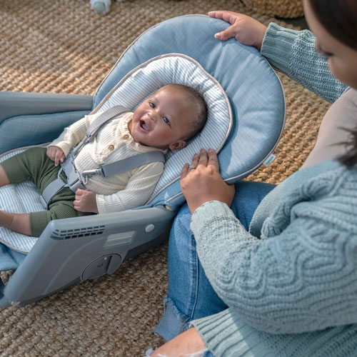 Ingenuity Proper Positioner Deluxe 7-in-1 High Chair with Tray - Chambray
