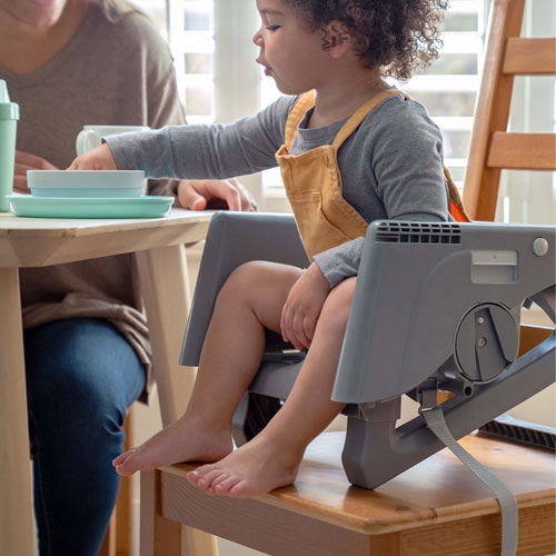 Ingenuity Proper Positioner Deluxe 7-in-1 High Chair with Tray - Chambray