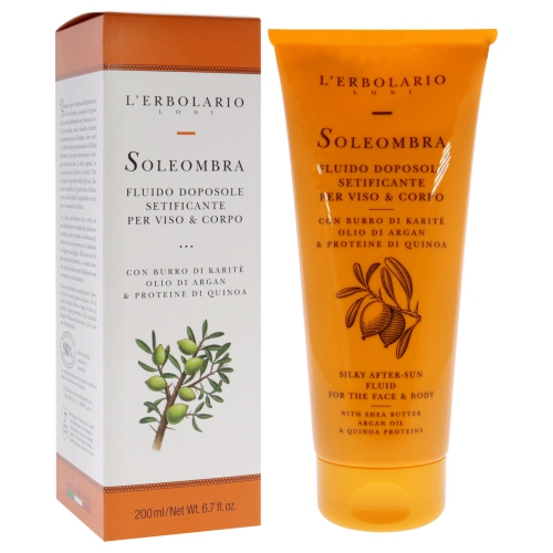 Soleombra Silky After-Sun Fluid by LErbolario for Unisex - 6.7 oz Fluid