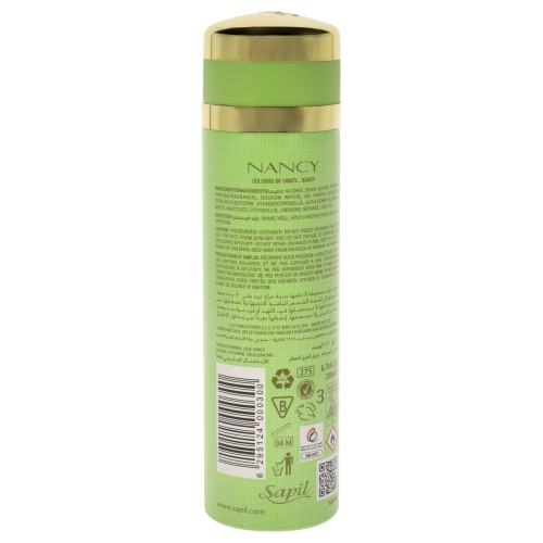 Nancy Green by Sapil for Women - 6.76 oz Deodorant Spray