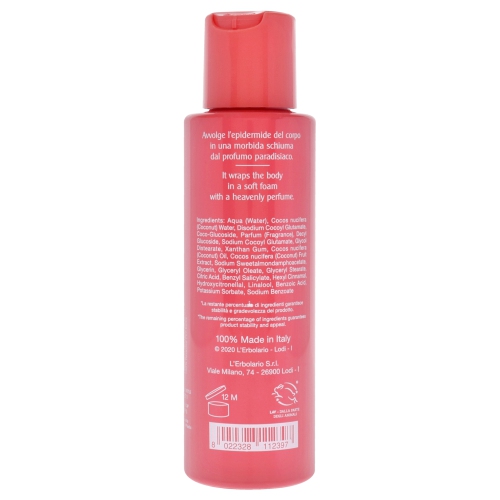 Bath Cream - Coconut by LErbolario for Unisex - 3.3 oz Foam