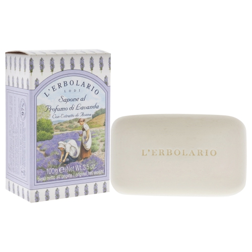 Lavender Perfumed Soap by LErbolario for Unisex - 3.5 oz Soap