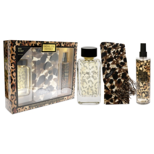 Instinct by Rachel Zoe for Women - 3 Pc Gift Set 3.4oz EDP Spray, Body Mist, Scarf