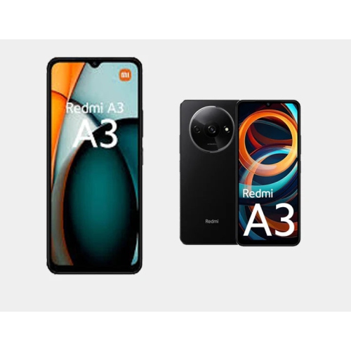 Xiaomi Redmi A3 4G 64&nbsp;Go ROM 3&nbsp;Go RAM GSM double SIM déverrouillé - Noir