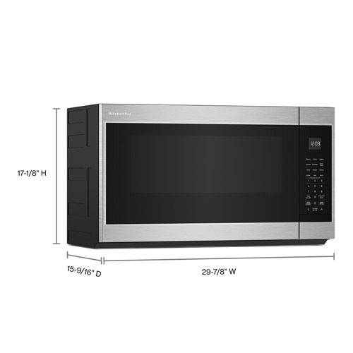KitchenAid Over-The-Range Microwave - 1.9 Cu. Ft. - PrintShield Stainless