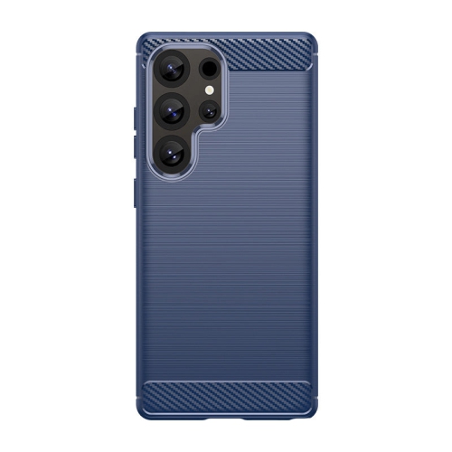 PANDACO Navy Brushed Metal Case for Samsung Galaxy S25 Ultra