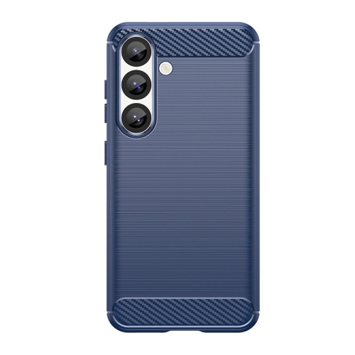 Étui en métal brossé bleu marine de PANDACO pour Galaxy S25 de Samsung