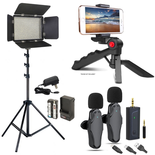 VIDPRO  Smartphone Essentials for Youtubers Podcasters Accessory Bundle