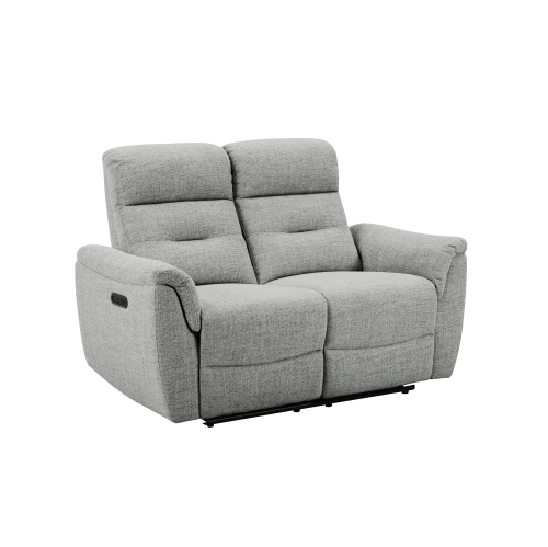 Image 1 of 1.. Levoluxe Cain 57" Power Reclining Loveseat in Weave Fabric