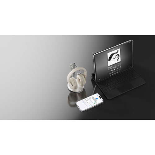 Casque d'écoute 100 % sans fil à isolation sonore SoundForm Surround de Belkin - Sable