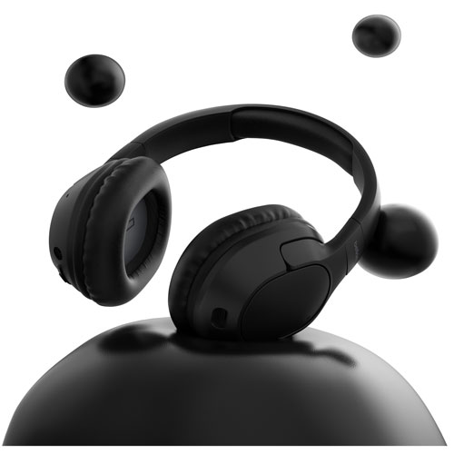 Belkin SoundForm Surround Over-Ear Sound Isolating True Wireless Headphones - Black