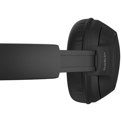 Belkin SoundForm Surround Over-Ear Sound Isolating True Wireless Headphones - Black