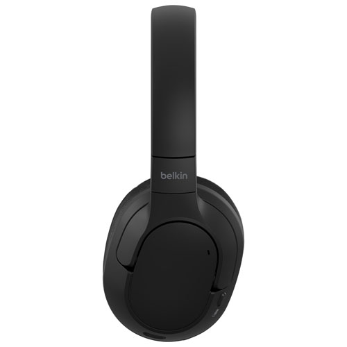 Belkin SoundForm Surround Over-Ear Sound Isolating True Wireless Headphones - Black