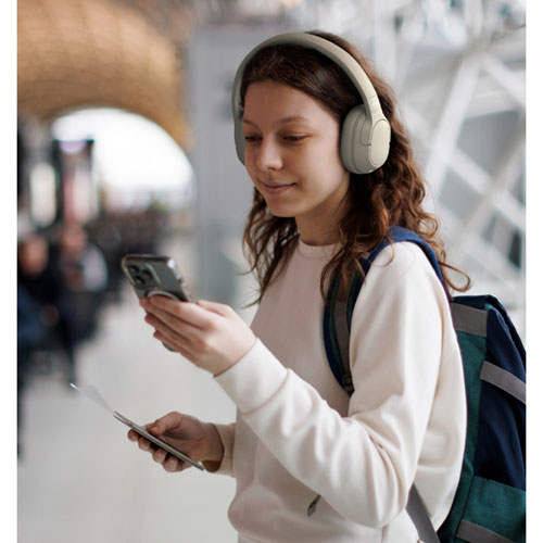 Belkin SoundForm Isolate Over-Ear Noise Cancelling True Wireless Headphones - Sand