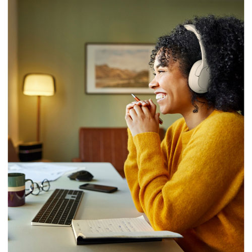 Belkin SoundForm Isolate Over-Ear Noise Cancelling True Wireless Headphones - Sand