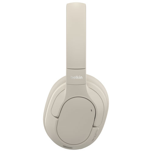 Belkin SoundForm Isolate Over-Ear Noise Cancelling True Wireless Headphones - Sand