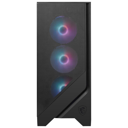 Refurbished MSI Codex R2 Gaming Desktop, 32GB DDR5, 1TB m.2 NVMe SSD | Intel Core i5-14400F, Geforce RTX 4060Ti, Windows 11, Black