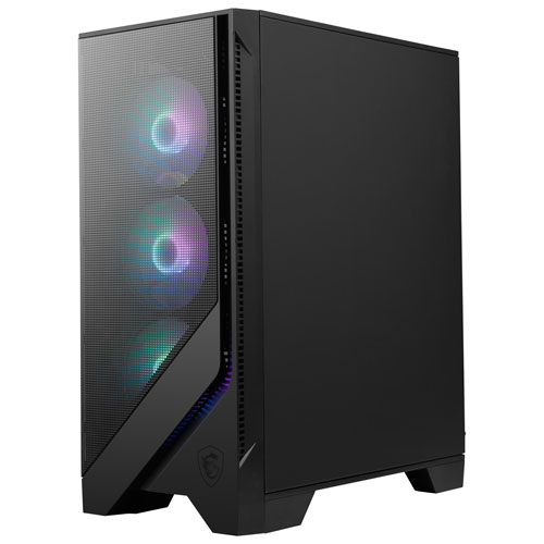 Refurbished MSI Codex R2 Gaming Desktop, 32GB DDR5, 1TB m.2 NVMe SSD | Intel Core i5-14400F, Geforce RTX 4060Ti, Windows 11, Black