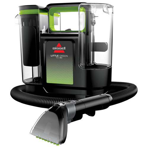 Appareil nettoyant en profondeur portatif pour tapis et revêtements Little Green Max Pet de Bissell - Noir/Vert