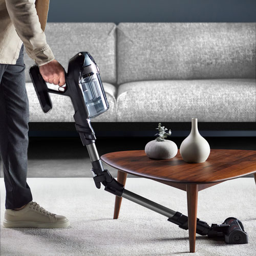 Aspirateur-balai sans fil et sans sac X-Force Flex 14.60 de Rowenta - Bleu