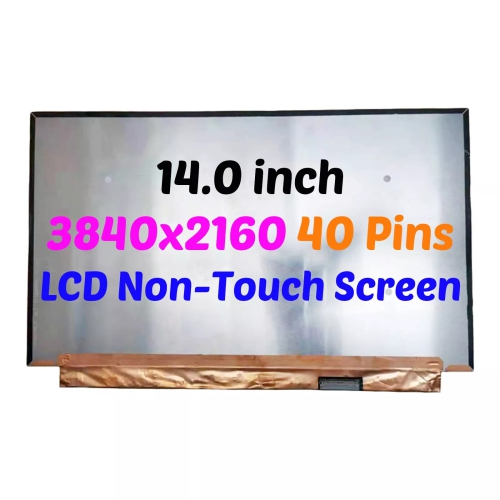 LIXSUNTEK Screen replacement 14" for MSI PRESTIGE 14 A10SC-002HK A10SC-004NL A10SC-005BE A10SC-005BE 40 Pins LED LCD UHD Display Non-Touch 4K