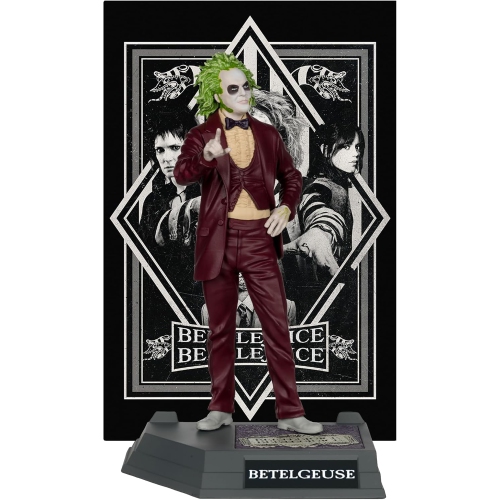 Movie Maniacs Beetlejuice 2024 6 Inch Static Figure Posed - Beetlejuice