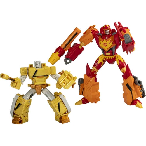 Transformers Generations 5 Inch Action Figure Deluxe Class 2-Pack - Xaaron & Flame