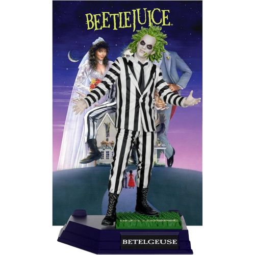 Movie Maniacs Beetlejuice 1988 6 Inch Static Figure Posed - Beetlejuice