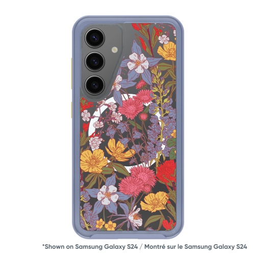 OtterBox Symmetry Clear Galaxy S25 Fitted Hard Shell Case - Clear/Purple