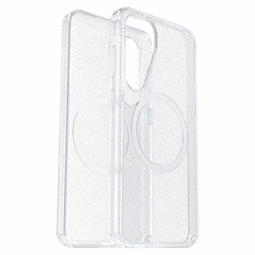 OtterBox Symmetry Clear Case w/Magnets | Made for Galaxy S25+ | Stardust with Blue Tint