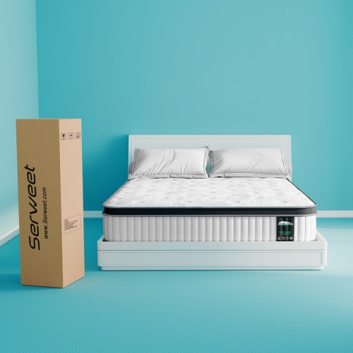 Serweet 10 inch Breathable Hybrid Mattress King